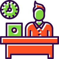 Overtime Vector Icon Design