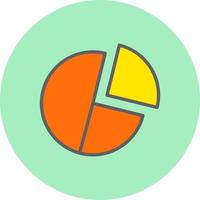 Pie Graph Vector Icon