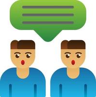 Talk Vector Icon Design