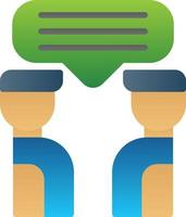 Discussion Vector Icon Design