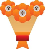 Bouquet Vector Icon Design