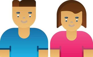 Couple Vector Icon Design