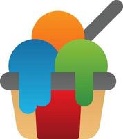 Ice Cream Vector Icon Design