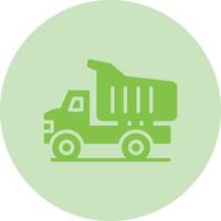 Dumper Truck Vector Icon