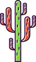 diseño de icono de vector de cactus