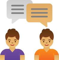 Conversation Vector Icon Design