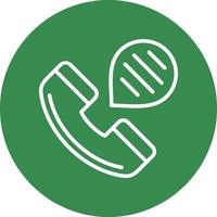 Phone Call Vector Icon Design