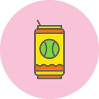 icono de vector de lata de refresco