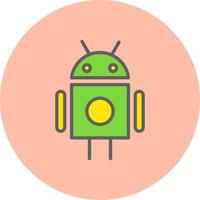 icono de vector de Android