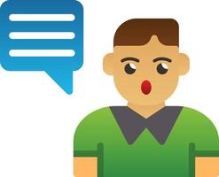 Conversation Vector Icon Design