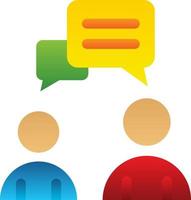 Conversation Vector Icon Design