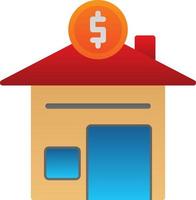 Mortgage Loan Vector Icon Design