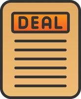 Deal Vector Icon Design