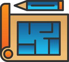 Blueprint Vector Icon Design