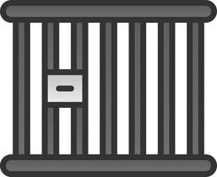 Prison Cell Vector Icon Design