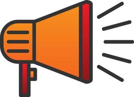 Loud Speaker Vector Icon Design