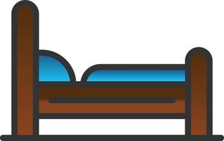 Bed Vector Icon Design