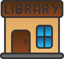 Library Vector Icon Design