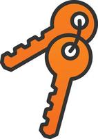 Keys Vector Icon Design