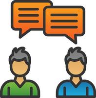 Conversation Vector Icon Design