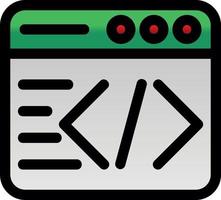 Code Vector Icon Design