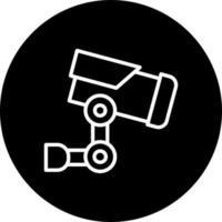 icono de vector de cámara cctv