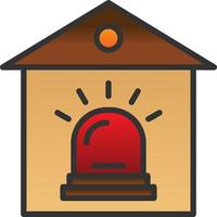 Security Alarm Vector Icon Design