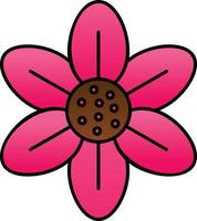 Cherry Blossom Vector Icon Design