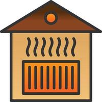 Heating Vector Icon Design