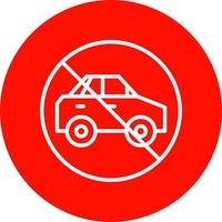 No Travelling Vector Icon Design