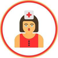 Nurse Vector Icon Design