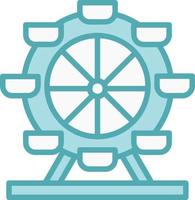 Ferris Wheel Vector Icon