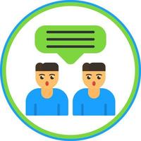 Talk Vector Icon Design