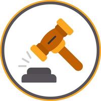 diseño de icono de vector de justicia