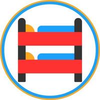 Bunk Bed Vector Icon Design