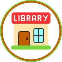 Library Vector Icon Design