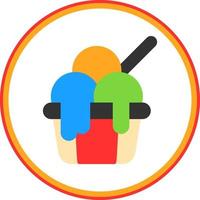 Ice Cream Vector Icon Design