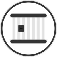 Prison Cell Vector Icon Design