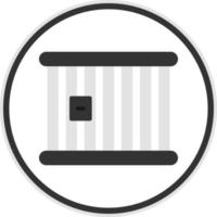 Prison Cell Vector Icon Design