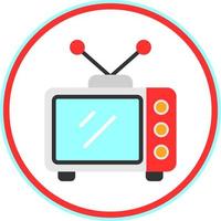 diseño de icono de vector de televisión