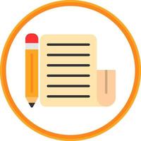 Writing Vector Icon Design