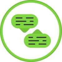 Conversation Vector Icon Design