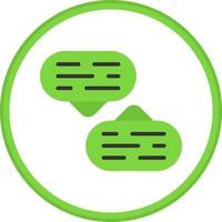 Conversation Vector Icon Design