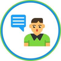 Conversation Vector Icon Design