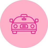 icono de vector de taxi