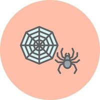 icono de vector de araña