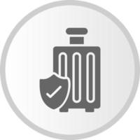 Baggage Insurance Vector Icon