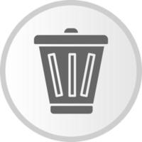 icono de vector de papelera de reciclaje