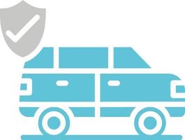 Car Insurance Vector Icon