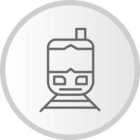 icono de vector de tren